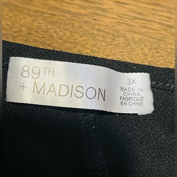 Madison Black Puff Sleeve Blouse - Picture 3 of 5